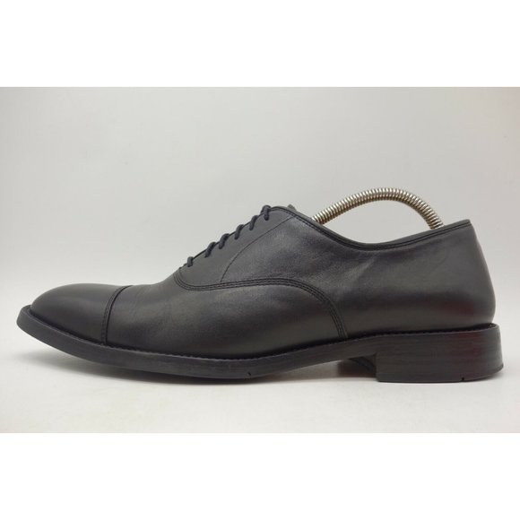 Daniel Cremieux Black Leather Cap Toe Lace Up Oxfords Shoes Men\'s 10.5 D main image 7